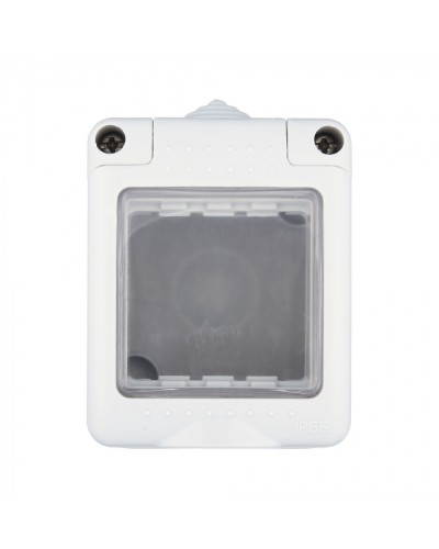 Коробка для о/п, герметичная с прозрачной, силиконовой панелью, 45х45мм IP55 (серый) LK45 (855003) в Оренбурге Распределительные коробки Pintop.ru