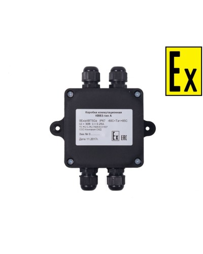 Коробка Эрвист КВМК Exi - П 101004 в Оренбурге Комутационные взрывозащищенные коробки Pintop.ru