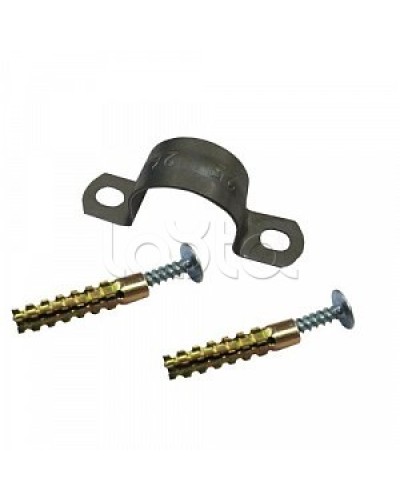 Дюбель-хомут клоп (двухлапковый) 21-22 мм Гефест (100 шт/уп) в Оренбурге Крепеж: Дюбели, шурупы, саморезы Pintop.ru