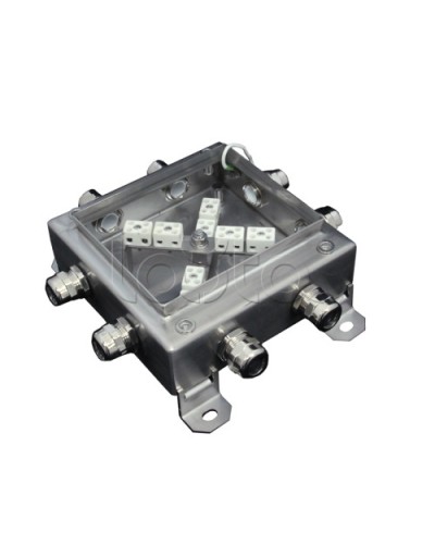 Коробка монтажная огнестойкая Гефест КМ-О (16к*10,0)-IP66 1515нерж, 8 вводов в Оренбурге Распределительные коробки Pintop.ru