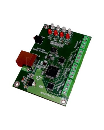 Конвертер USB/RS-422 ИНФОТЕХ AVT-USB/4RS422 в Оренбурге Дополнительное оборудование для ОПС Pintop.ru