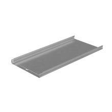 Лоток неперфорированный 50х500х1,5 L2500 мм "Быстрый монтаж ПЛЮС" HD85 КМ-профиль (LNplus50-500-1.5-2500 HD85)