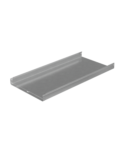 Лоток неперфорированный 80х600х1,5 L6000 мм Быстрый монтаж ПЛЮС HD85 КМ-профиль (LNplus80-600-1.5-6000 HD85) в Оренбурге Кабельные лотки Pintop.ru