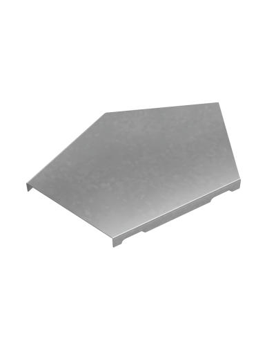 Крышка горизонтального угла 45 гр. 100 мм ПЛЮС HD85 КМ-профиль (KGLplus45-100 HD85) в Оренбурге Аксессуары для лотков Pintop.ru