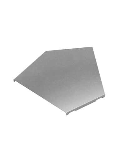 Крышка горизонтального угла 45 гр. 200 мм ПЛЮС HD КМ-Профиль (KGLplus45-200 HD) в Оренбурге Аксессуары для лотков Pintop.ru