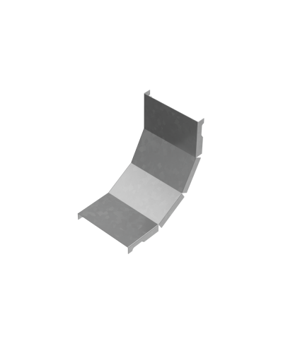 Крышка внутреннего вертикального угла 90 гр. 100 мм ПЛЮС INOX304 КМ-Профиль (KNLplus90-100 INOX304) в Оренбурге Аксессуары для лотков Pintop.ru