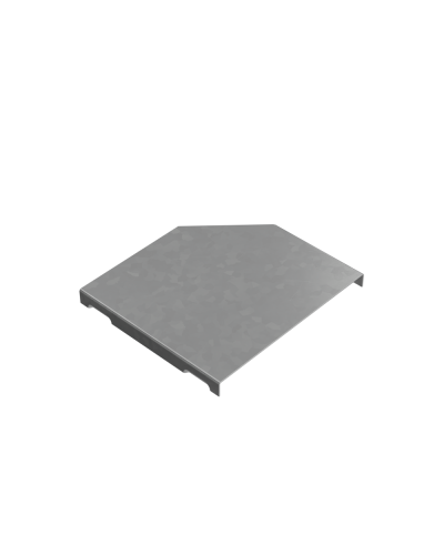 Крышка переходника левого 100-150 мм ПЛЮС КМ-Профиль (KPDplus100-150-L) в Оренбурге Аксессуары для лотков Pintop.ru