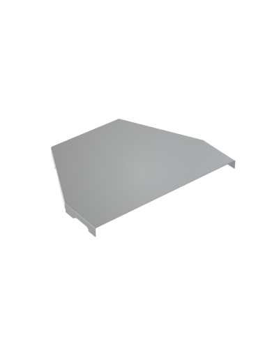 Крышка переходника центрального 100-150 мм КМ-Профиль (KPD100-150-C) в Оренбурге Аксессуары для лотков Pintop.ru