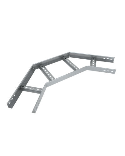 Угол лестничный горизонтальный 90 гр. 100х200х1,5 мм HD КМ-Профиль (LGL90-100-200-1.5 HD) в Оренбурге Аксессуары для лотков Pintop.ru