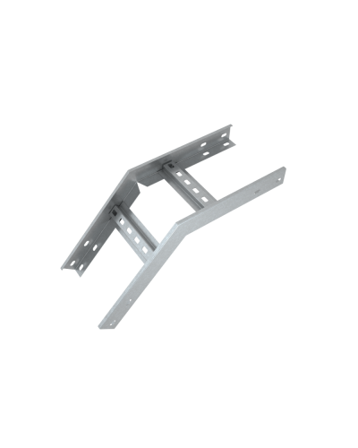 Угол лестничный вертикальный внешний 45 гр. 100х300х1,2 мм Быстрый монтаж HD КМ-Профиль (LVLS45-100-300-1.2 HD) в Оренбурге Аксессуары для лотков Pintop.ru