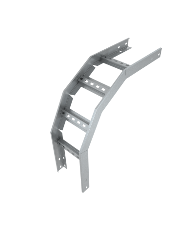 Угол лестничный вертикальный внешний 90 гр. 50х600х1,2 мм Быстрый монтаж КМ-Профиль (LVLS90-50-600-1.2) в Оренбурге Аксессуары для лотков Pintop.ru