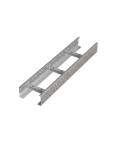 Лоток лестничный 100х500х1,2 L2000 мм N КМ-профиль (LL100-500-1.2-2000 N) в Оренбурге Кабельные лотки Pintop.ru