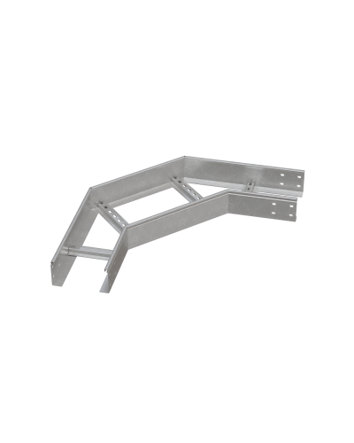 Угол лестничный горизонтальный 90 гр. 100х200х1,5 мм INOX304 N КМ-Профиль (LGL90-100-200-1.5 INOX304 N) в Оренбурге Аксессуары для лотков Pintop.ru