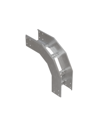 Угол лестничный вертикальный внешний 90 гр. 150х600х1,2 мм N КМ-профиль (LVL90-150-600-1.2 N) в Оренбурге Аксессуары для лотков Pintop.ru