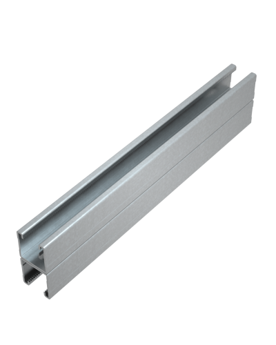 Страт-профиль двойной 41х41 L2700 мм s:1,5 HD85 КМ-профиль (2STP41-41-2700 HD85) в Оренбурге Аксессуары для лотков Pintop.ru