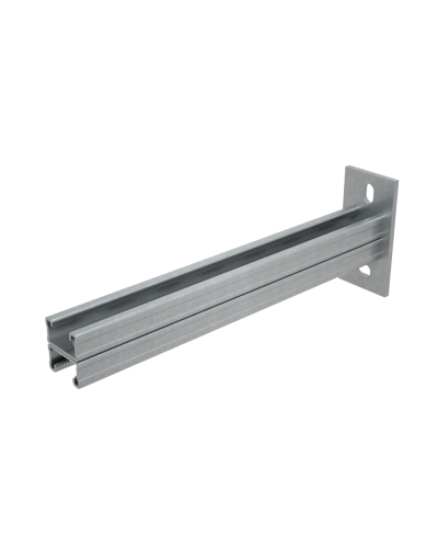 Страт-консоль двойная усиленная 41х21 L1000 s:2,5 мм КМ-Профиль (2KSSU21-1000) в Оренбурге Аксессуары для лотков Pintop.ru