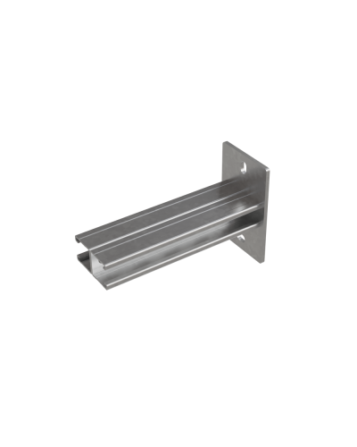 Страт-консоль двойная усиленная развернутая 41х41 L200 s:2,5 мм КМ-профиль (2KSSUR41-200) в Оренбурге Аксессуары для лотков Pintop.ru