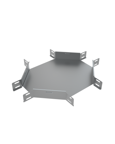 Х-разветвитель 50х150 мм КМ-Профиль (XD50-150) в Оренбурге Аксессуары для лотков Pintop.ru