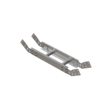 Вертикальный шарнирный угол 100х700х1,2 мм HD85 N КМ-профиль (LSHL100-700-1.2 HD85 N)