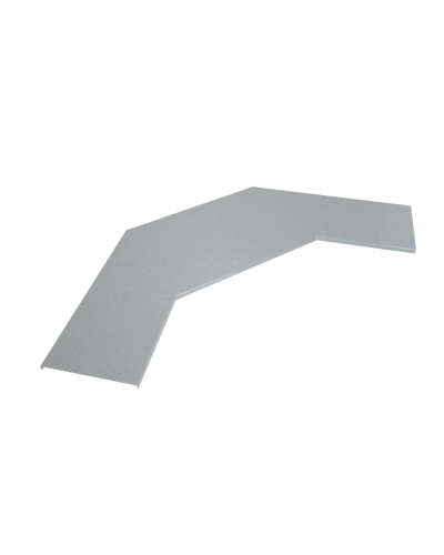 Крышка лестничного горизонтального угла 90 гр. 700 мм HD85 КМ-профиль (KLGL90-700 HD85) в Оренбурге Аксессуары для лотков Pintop.ru