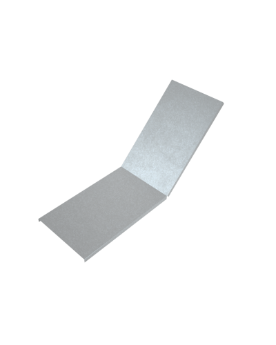 Крышка лестничного вертикального внутреннего угла 45 гр. 700 мм HD85 КМ-профиль (KLNL45-700 HD85) в Оренбурге Аксессуары для лотков Pintop.ru