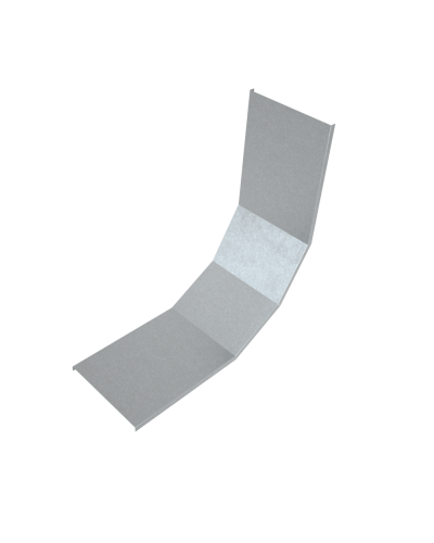 Крышка лестничного вертикального внутреннего угла 90 гр. 600 мм HD85 КМ-профиль (KLNL90-600 HD85) в Оренбурге Аксессуары для лотков Pintop.ru