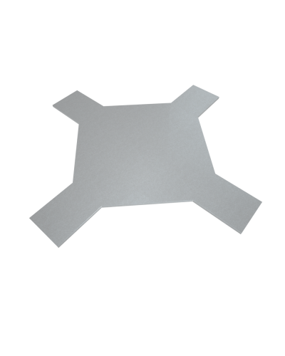 Крышка лестничного Х-разветвителя 800 мм КМ-профиль (KLXD800) в Оренбурге Аксессуары для лотков Pintop.ru