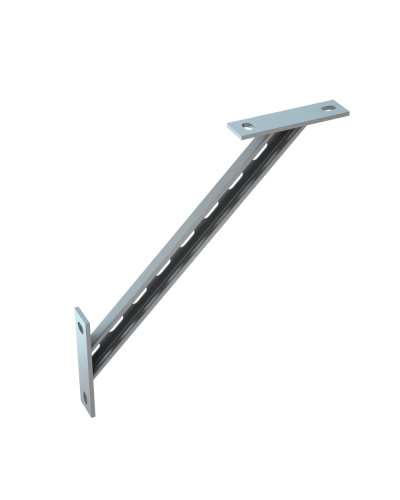 Укосина для консолей 600 мм HD85 КМ-профиль (UK600 HD85) в Оренбурге Аксессуары для лотков Pintop.ru