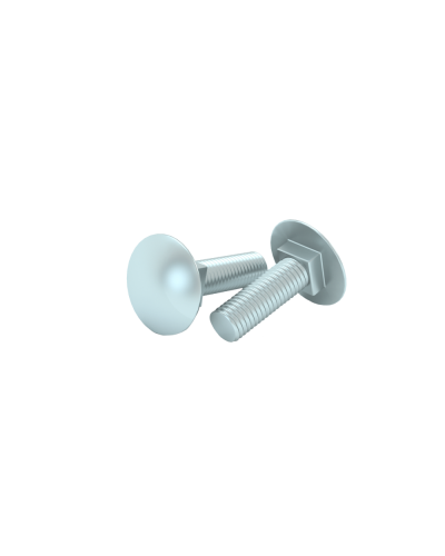 Болт с полукруглой головкой и квадратным подголовком М6х20 мм DIN 603 (упак. 150 шт) КМ-Профиль (BTG6-20) в Оренбурге Крепеж Pintop.ru