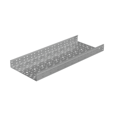 Лоток перфорированный 80х400х1,5 L2000 мм "Стандарт ПЛЮС" INOX304 КМ-Профиль (LPEplus80-400-1.5-2000 INOX304)