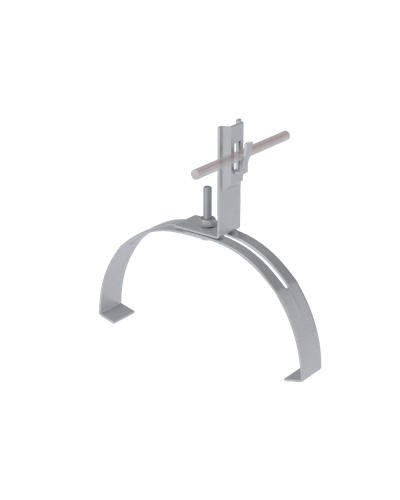 Держатель зажимной для фигурного конька для прутка Ø 5-8 мм TD КМ-Профиль (DFKZ-D5-8 TD) в Оренбурге Монтажные материалы Pintop.ru