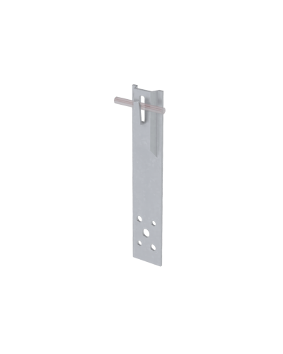 Прямой держатель зажимной для прутка Ø 5-8 мм H150 мм КМ-Профиль (DZP-H150-D5-8) в Оренбурге Монтажные материалы Pintop.ru