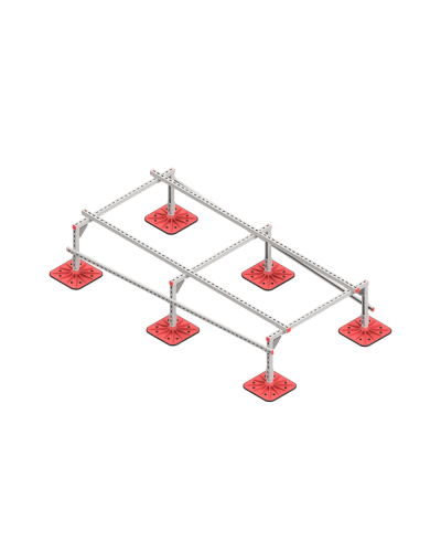 Опорная конструкция для установки оборудования TECHNORAPTOR FOOT 1200х2500 HD КМ-профиль (KM-TR-F-SSEI-1200-2500 HD) в Оренбурге Системы видеонаблюдения Pintop.ru