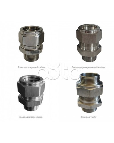 Металлические кабельные вводы Магнито-контакт Ех МКВМ М75 (К, В) 1Ex d IIС Gb/PB Ex d I Mb или Ex tb IIIС Db или 0Ex ia IIC Ga или 1Ex e IIС в Оренбурге Аксессуары для кабель-канала Pintop.ru