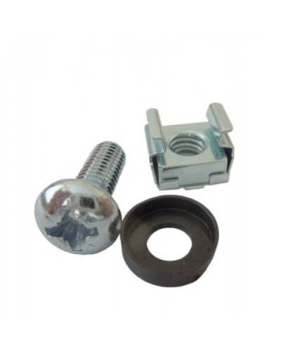 Комплект крепежа (винт М5 чёрный, гайка кузовная М5, шайба 5 чёрная по 40шт) МЕТА 9919 в Оренбурге Система оповещения и трансляции Мета Pintop.ru