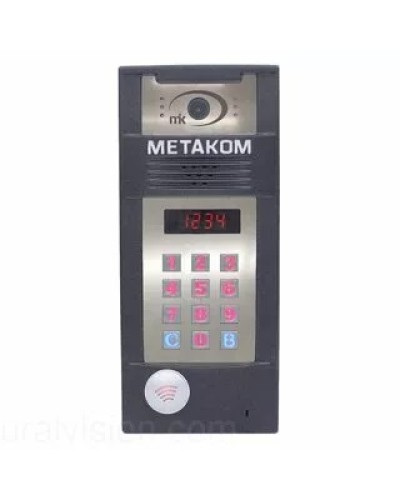 Многоабонентый антивандальный блок вызова со встроенной гибридной видеокамерой Метаком в Оренбурге Блоки вызова многоабонентные Pintop.ru