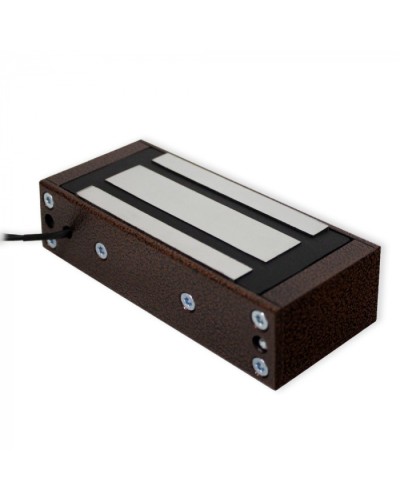 Замок электромагнитный Олевс М1-150 с планкой медный антик в Оренбурге Электромагнитные замки Pintop.ru