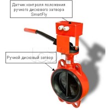 Датчик ручного дискового затвора с интерфейсом С300 Плазма-Т SmartFly-С300