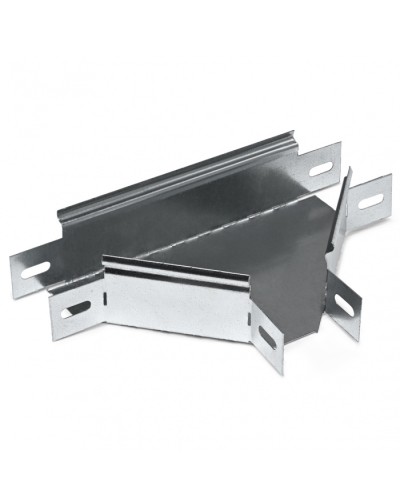 Ответвитель Т-образный 100x100 (0,7) ПожТехКабель (563-200) в Оренбурге Аксессуары для лотков Pintop.ru