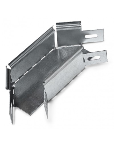 Угол плоский 45° 600x80 (0,7) ПожТехКабель (548-106) в Оренбурге Аксессуары для лотков Pintop.ru