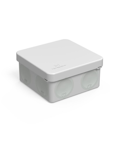 Коробка распред. 60-0210м двухкомп. безгалогенная (HF) 80х80х40 (8шт/уп) Промрукав (60-0210м) в Оренбурге Распределительные коробки Pintop.ru