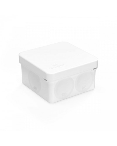 Коробка распред. для прям. монтажа двухкомп. безгал. (HF) белая 70х70х40 (150шт/кор) Промрукав (60-0200-9003) в Оренбурге Распределительные коробки Pintop.ru