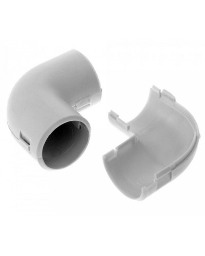 Соединитель угловой разборный д20 (5шт/550шт уп/кор) Промрукав (PR.07520м) в Оренбурге Повороты, муфты, тройники Pintop.ru