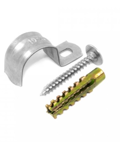 Комплекты для крепления ОКЛ с использованием самореза, дюбеля и скобы СМО 12-13 (100 шт) Промрукав (PR08.4993) в Оренбурге Держатели, клипсы, скобы Pintop.ru