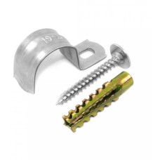 Комплекты для крепления ОКЛ с использованием самореза, дюбеля и скобы СМО 21-22 (100 шт) Промрукав (PR08.4997)