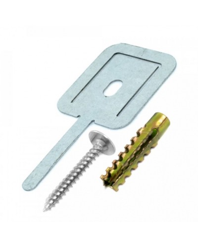 Комплекты для крепления ОКЛ с использованием самореза, дюбеля и хомута FR ПР-40 (100 шт) Промрукав PR08.5201 в Оренбурге Огнестойкие кабельные линии Pintop.ru