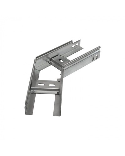 Угол горизонтальный 45 градусов лестничный 400х200 (1,2 мм) Промрукав (PR08.5265) в Оренбурге Аксессуары для лотков Pintop.ru