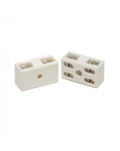 Клемма керам. латунь 6 мм² 2 пары на 8 контактов (5 шт/уп) Промрукав (PR08.7164) в Оренбурге Аксессуары для кабель-канала Pintop.ru