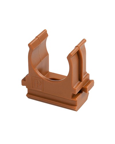 Крепёж-клипса для труб АБС-пластик бук д20 в малой упаковке (10шт/1000шт уп/кор) Промрукав (PR13.0052) в Оренбурге Держатели, клипсы, скобы Pintop.ru