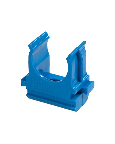 Крепёж-клипса для труб АБС-пластик синяя д20 в малой упаковке (10шт/1000шт уп/кор) Промрукав (PR13.0061) в Оренбурге Держатели, клипсы, скобы Pintop.ru